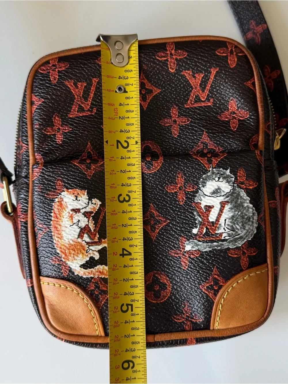 Louis Vuitton Grace Coddington Catogram Paname Mini Crossbody Bag